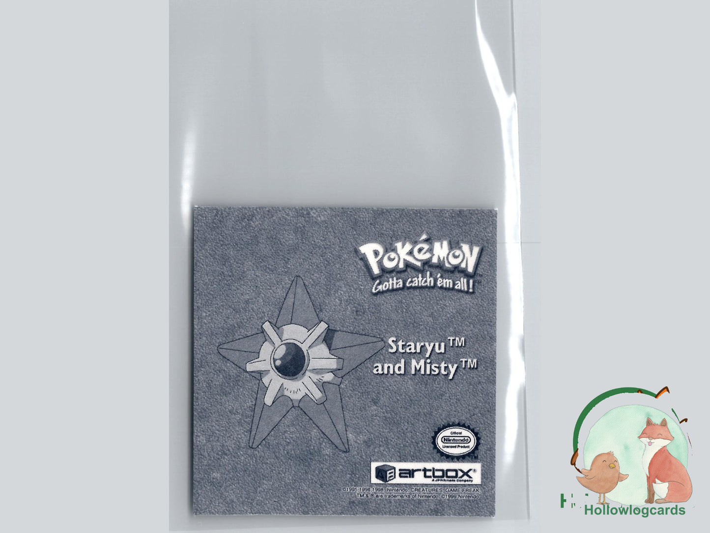 Misty and Staryu - Prism - Artbox Sticker