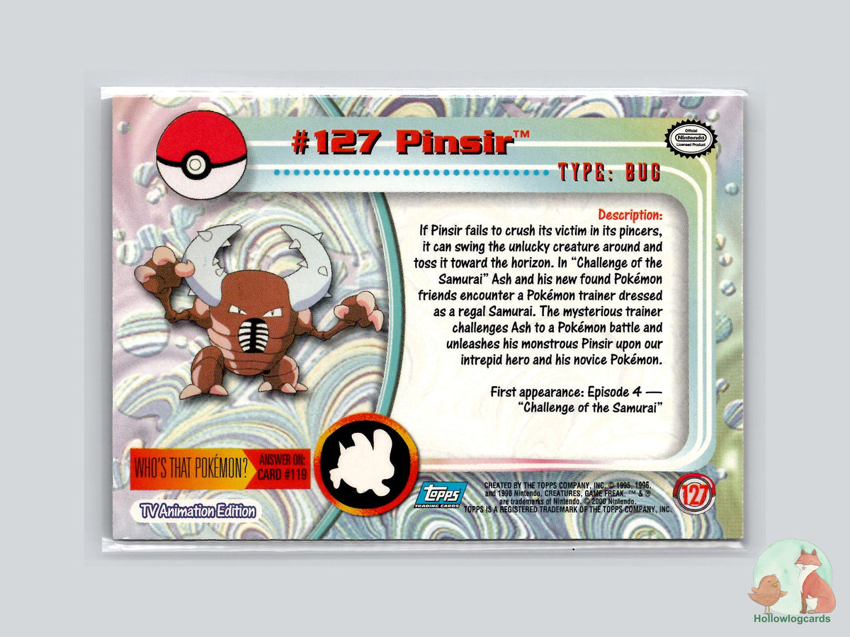 Pinsir (#127) - Topps Trading Cards Series 3