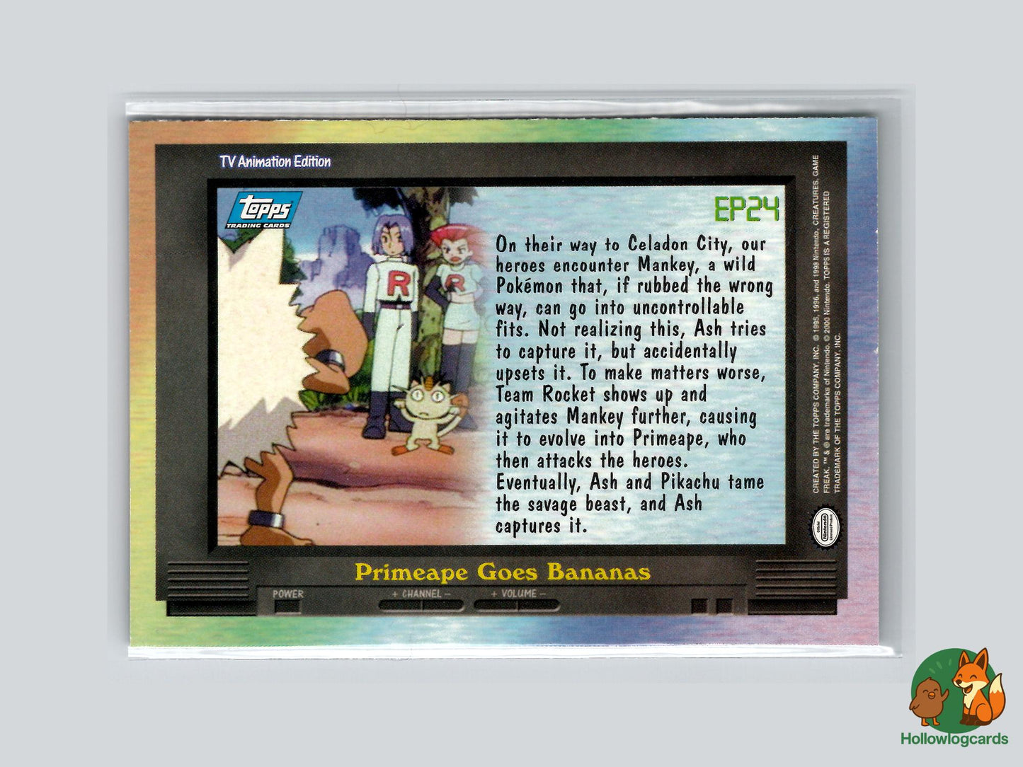 EP24 Primeape Goes Bananas (#146) - Topps Trading Cards Series 2