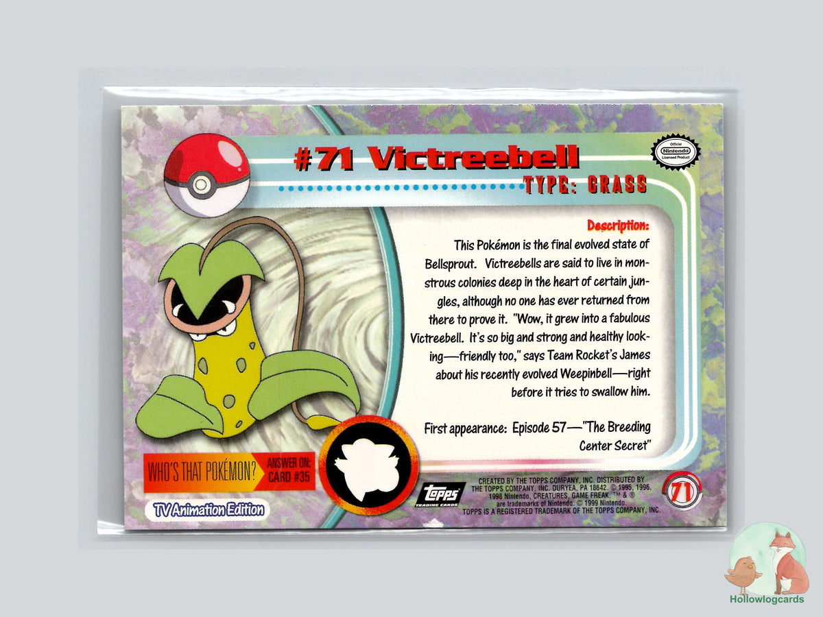 Victreebel (#71) Chrome Foil - Topps Trading Cards Series 1