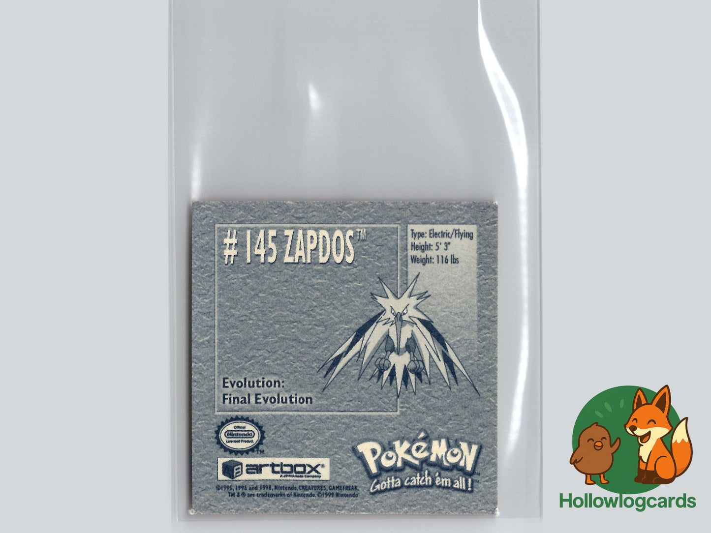 Zapdos - Artbox Sticker