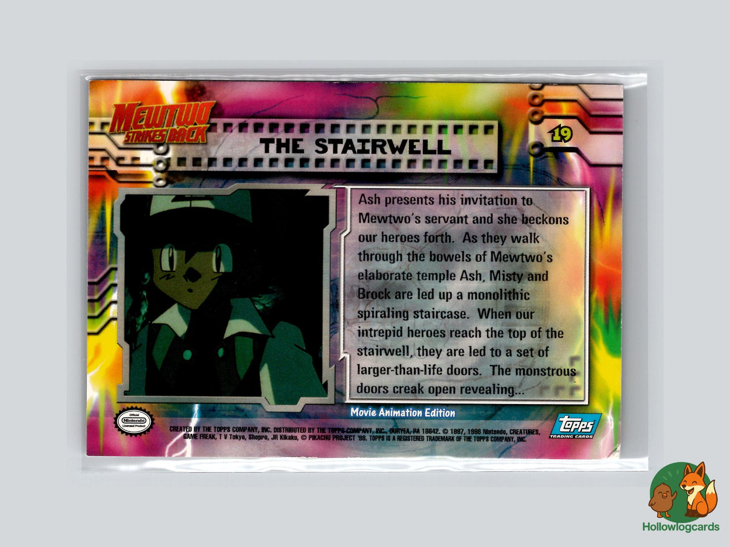 The Stairwell (#19) - Topps Mewtwo Strikes Back