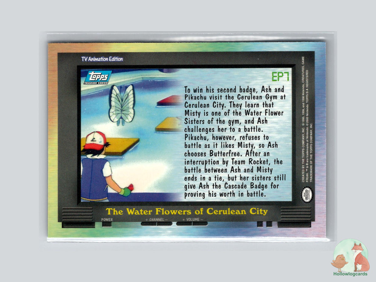 EP7 The Water Flowers of Cerulean City (#129) - Topps Trading Cards Series 2