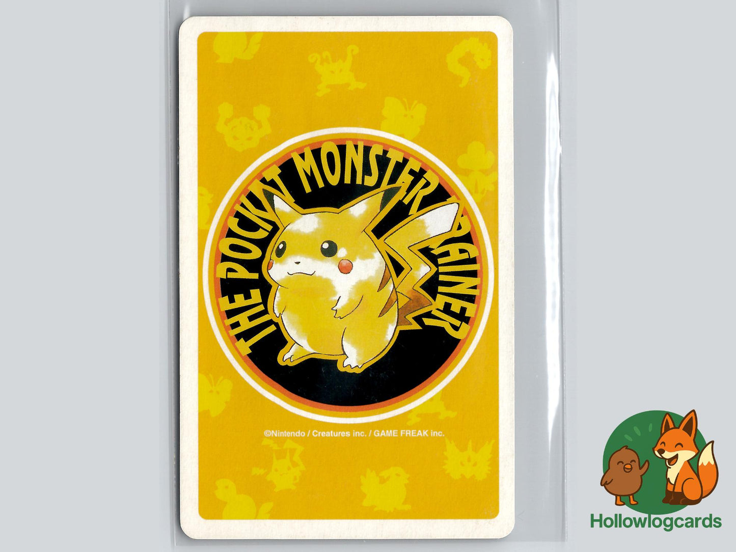 Muk - 5 of Spades - Pokemon Poker - Pikachu Yellow Deck 1996 - Jap