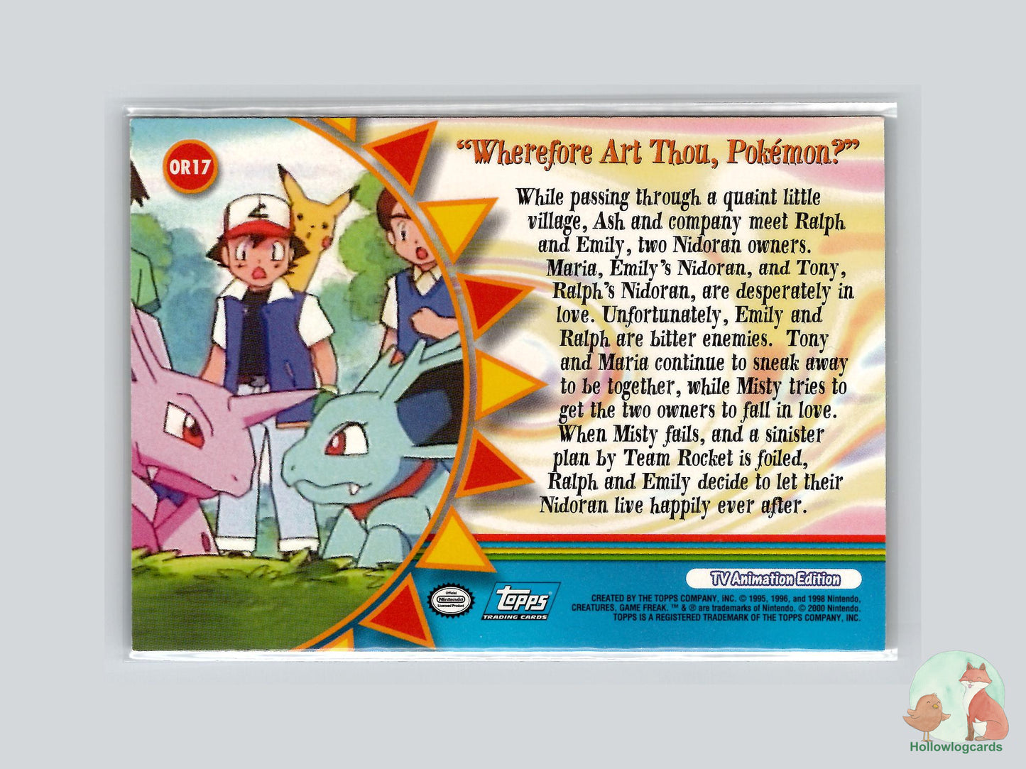 Wherefore Art Thou Pokémon? (#181) - Topps Trading Cards Series 3