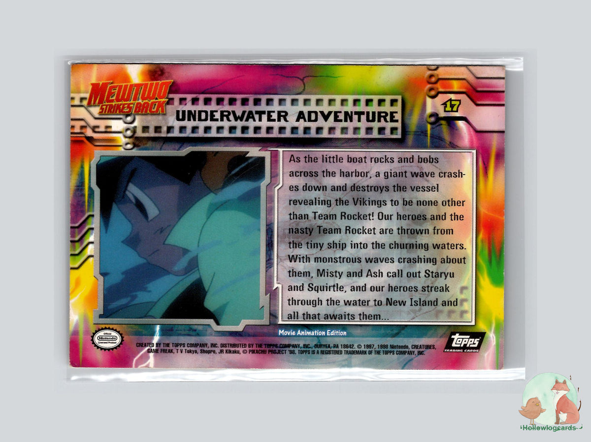 Underwater Adventure (#17) - Topps Mewtwo Strikes Back