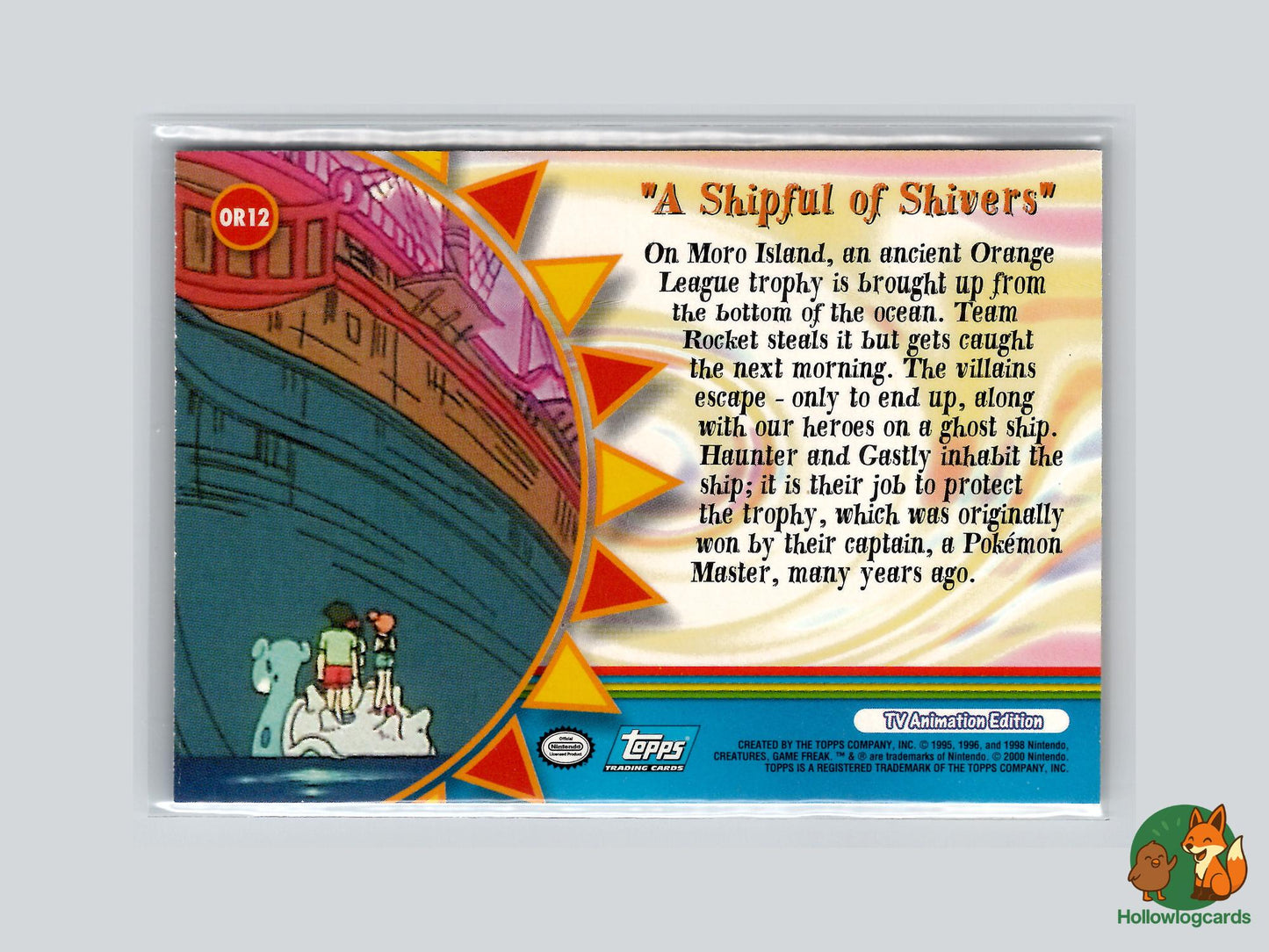 A Shipful Of Shivers (OR12) - Topps Trading Cards Series 3