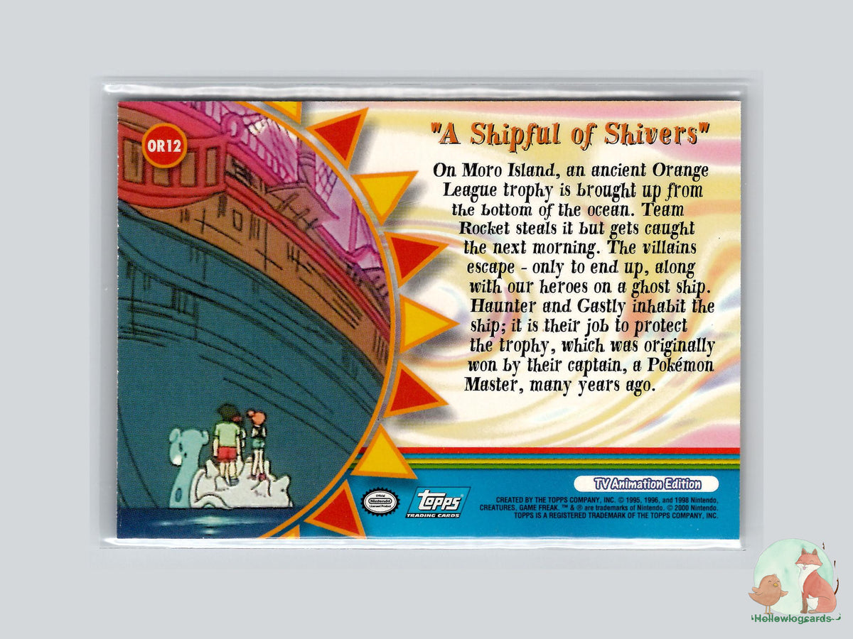 A Shipful Of Shivers (#OR12) - Topps Orange Islands