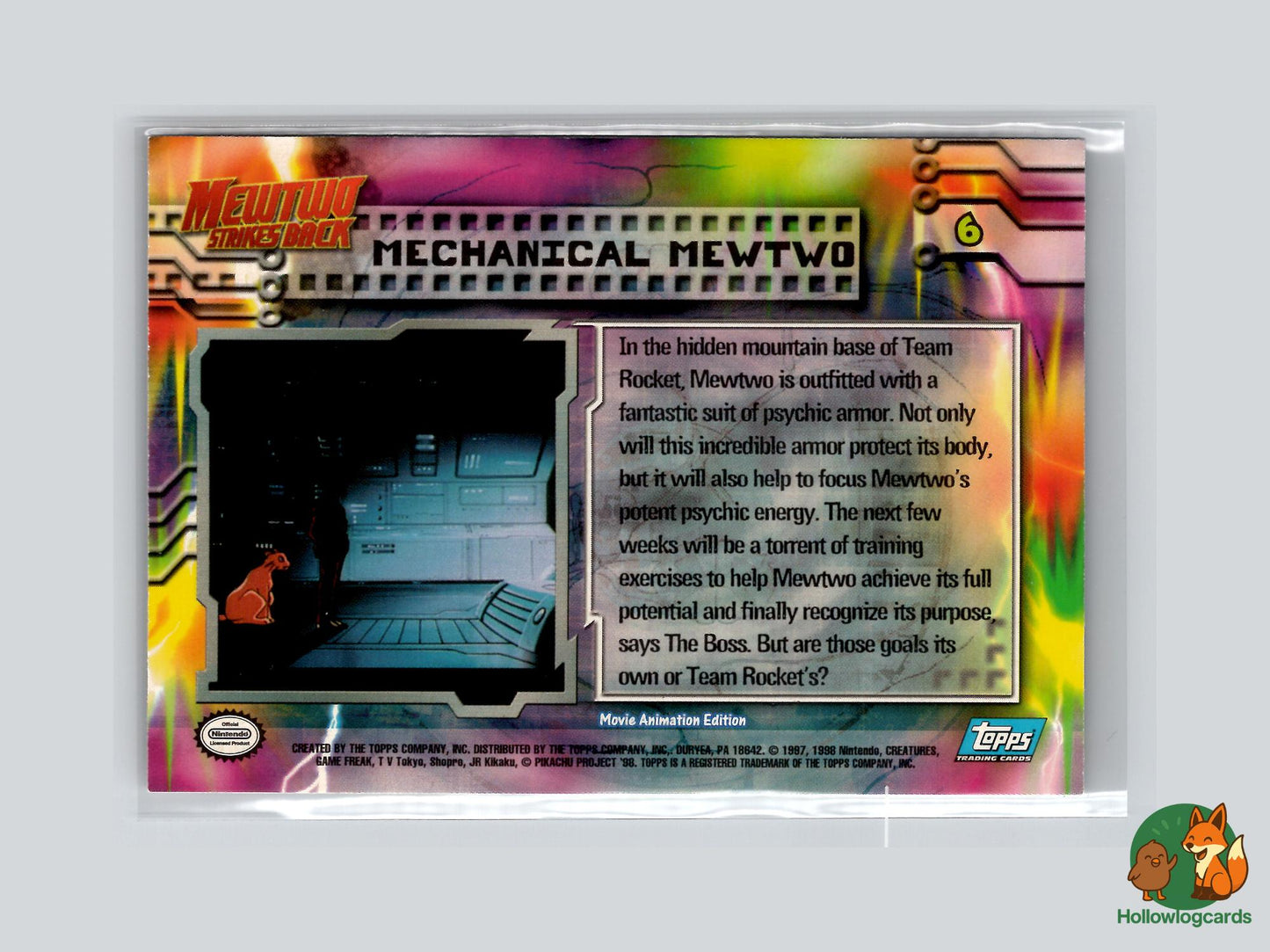 Mechanical Mewtwo (#6) - Topps Mewtwo Strikes Back