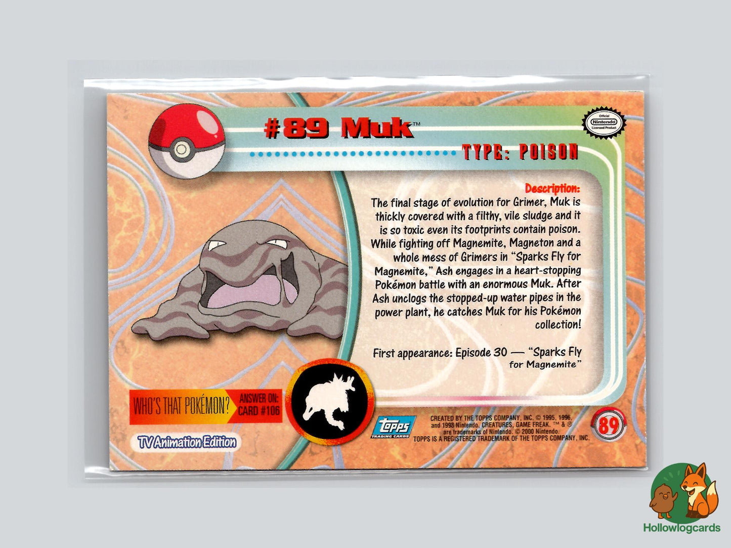 Muk (#89) Chrome Foil - Topps Trading Cards Series 2