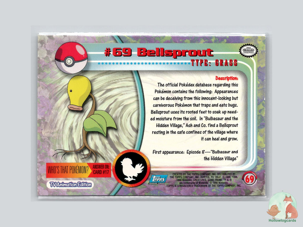 Bellsprout (#69) Chrome Foil - Topps Trading Cards Series 1