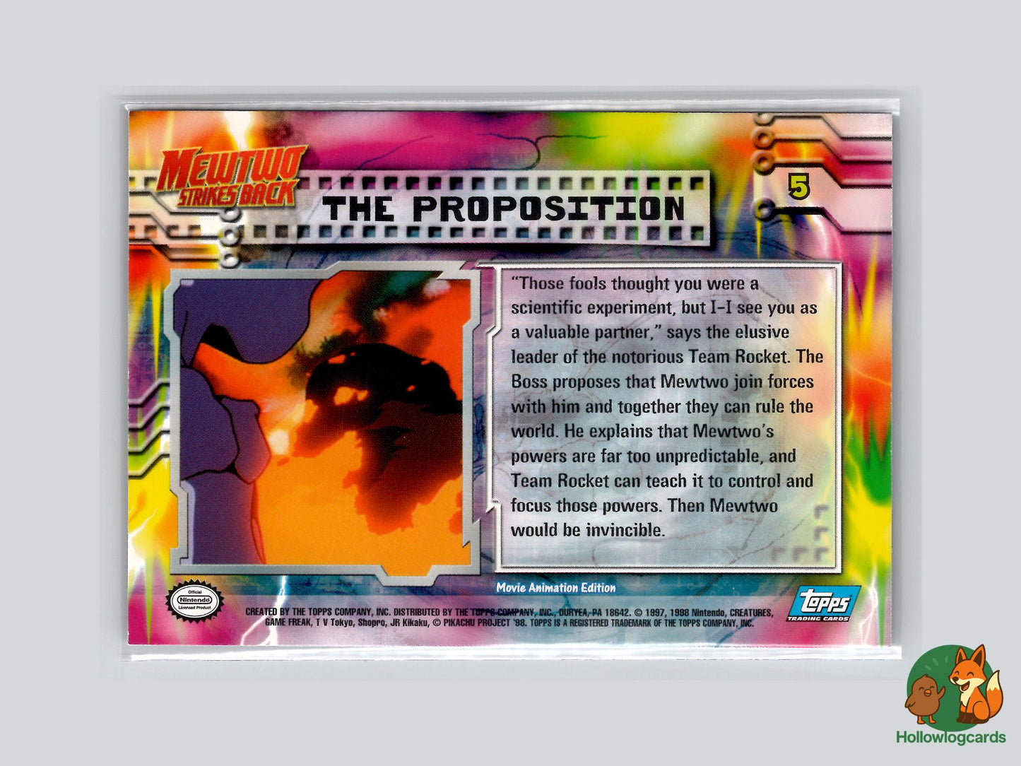 The Proposition (#5) Rainbow Foil - Topps Mewtwo Strikes Back