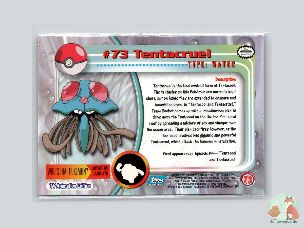 Tentacruel (#73) Chrome Foil - Topps Trading Cards Series 1
