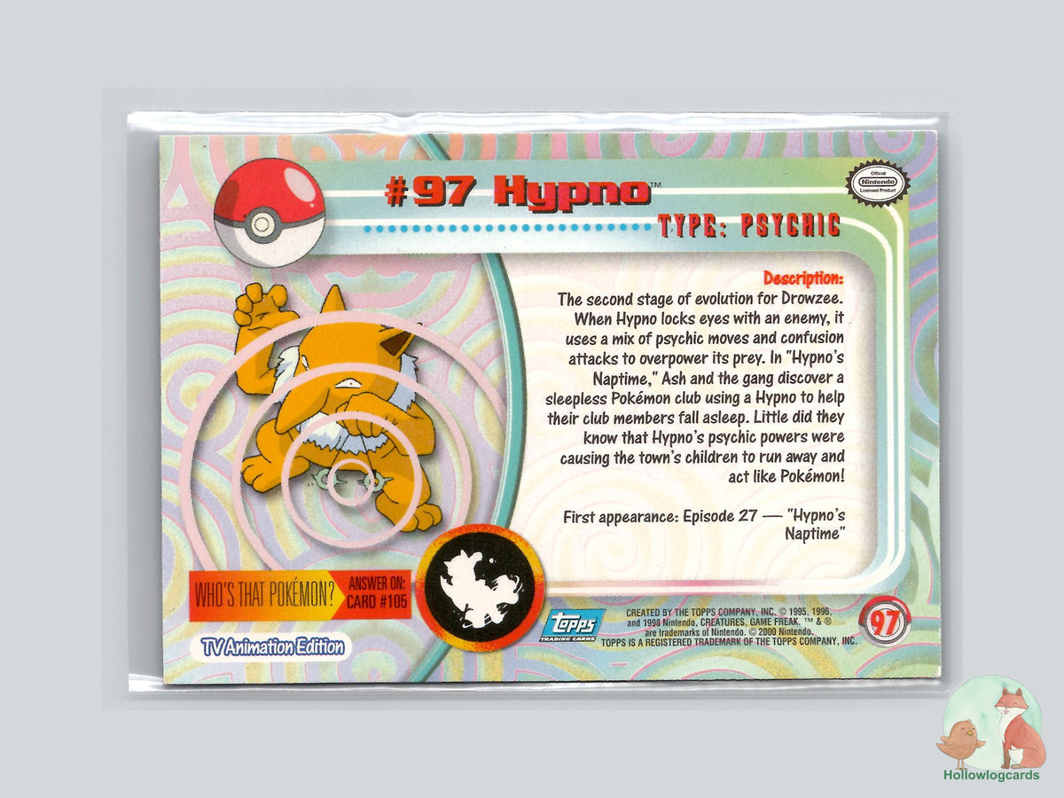 Hypno (#97) Chrome Foil - Topps Trading Cards Series 2