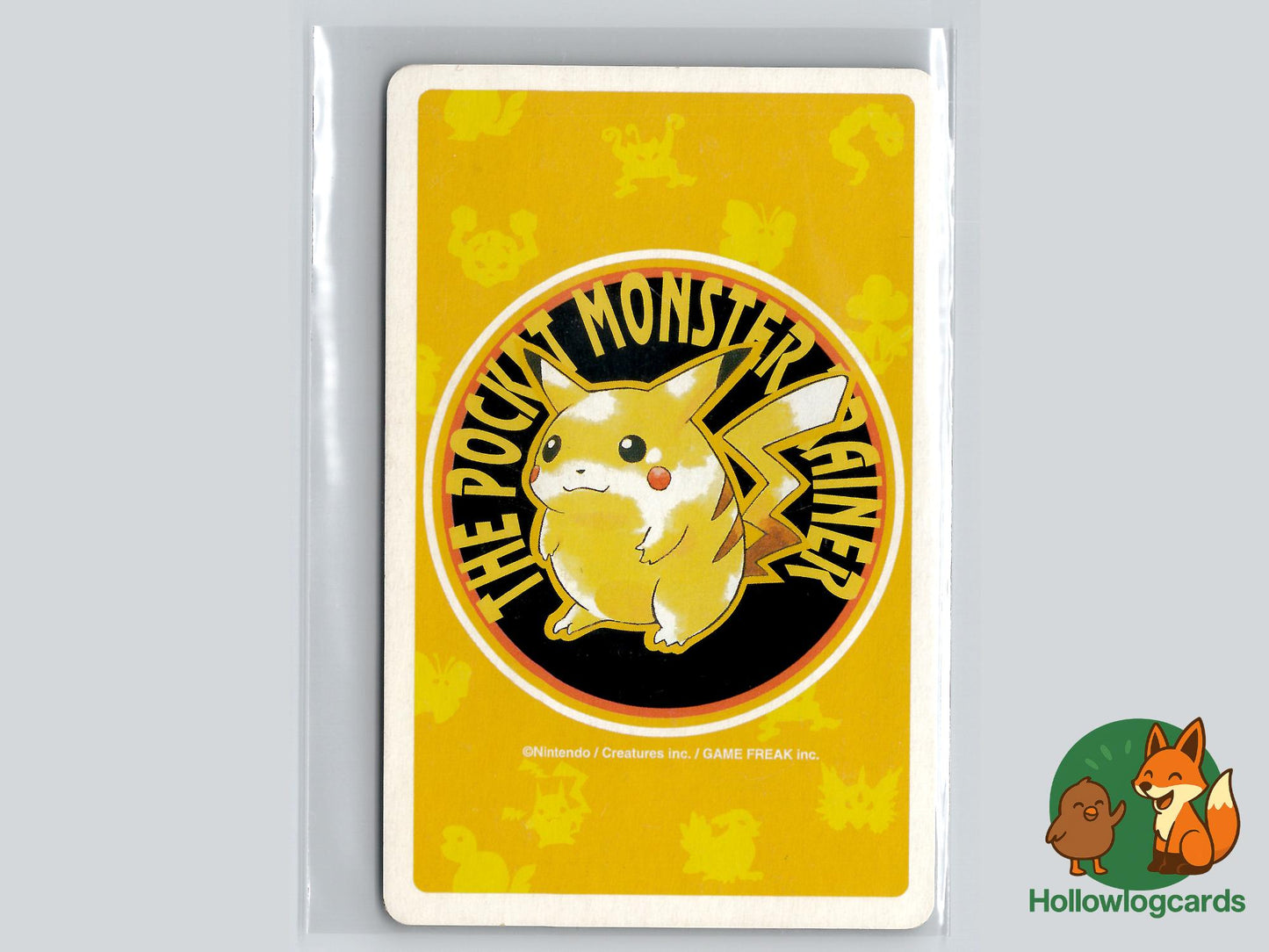 Magmar - J of Clubs - Pokemon Poker - Pikachu Yellow Deck 1996 - Jap