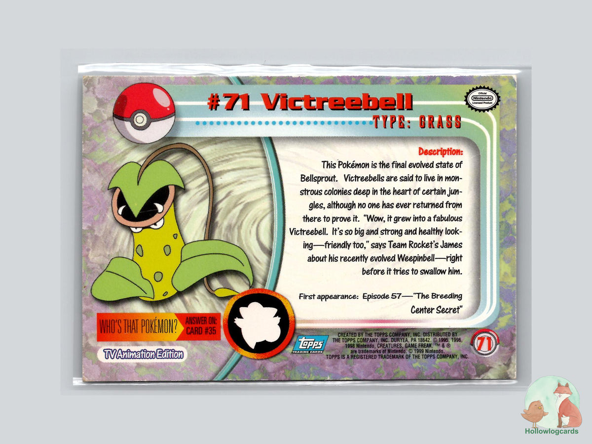 Victreebel (#71) Chrome Foil - Topps Trading Cards Series 1
