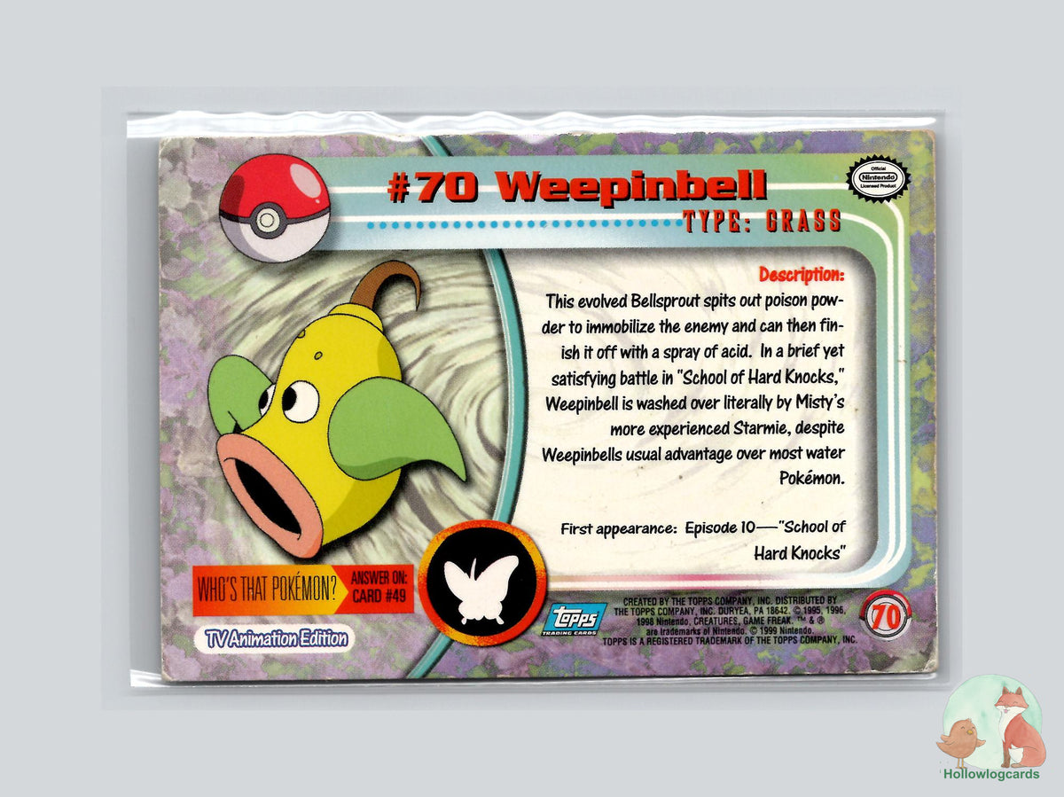 Weepinbell (#70) Chrome Foil - Topps Trading Cards Series 1