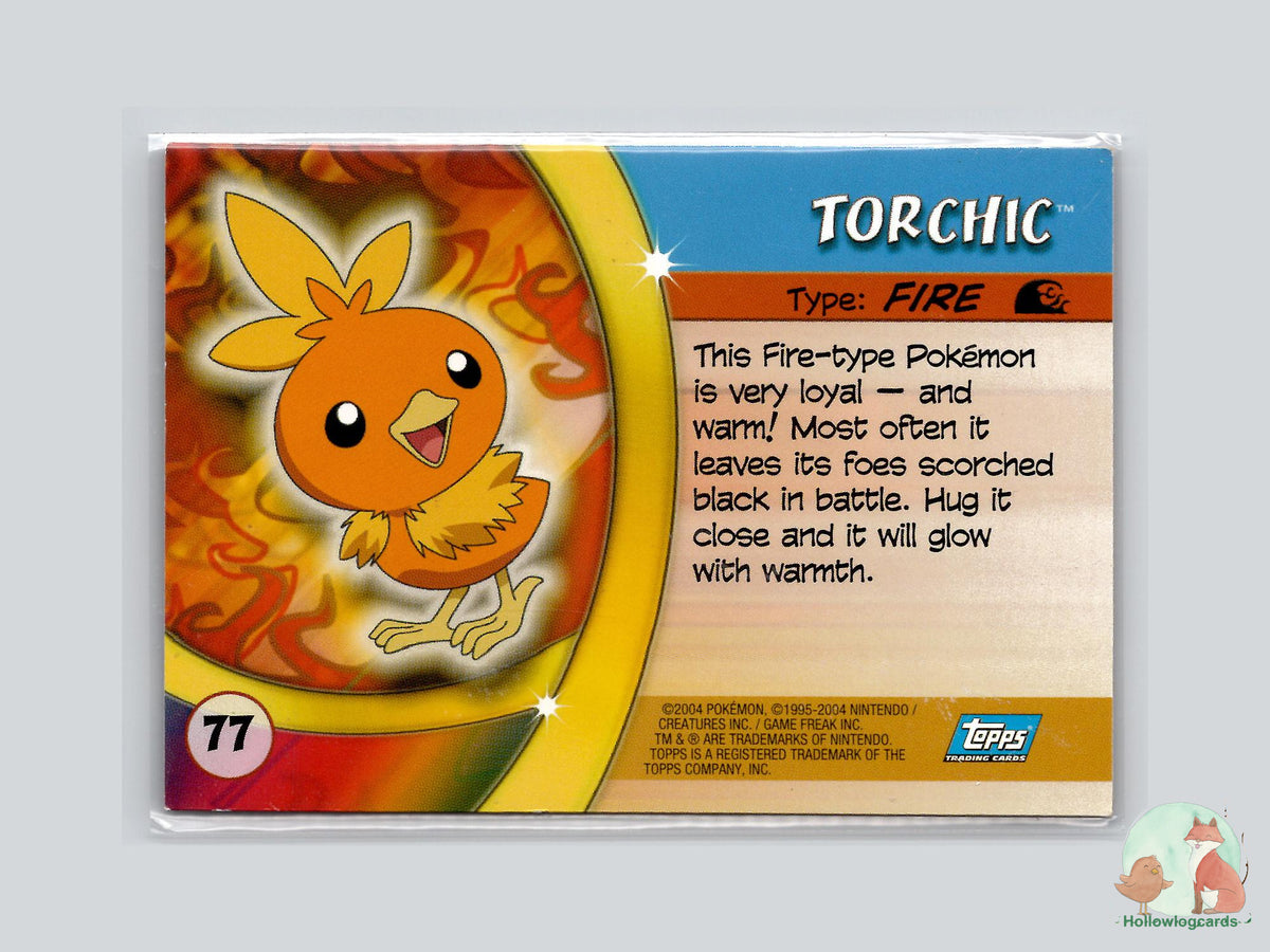 Torchic (#77) - Topps Advanced Challenge Trading Cards