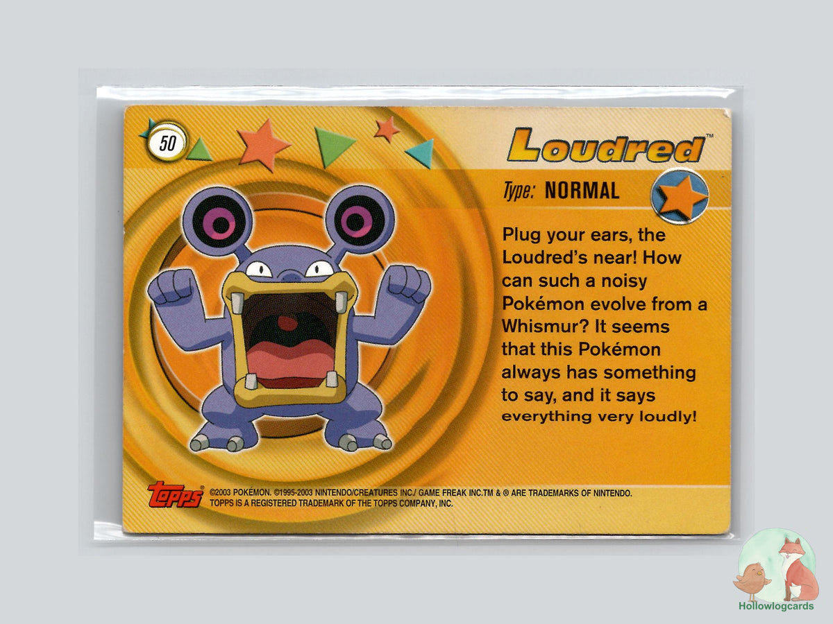 Loudred (#50) - Topps Advanced Trading Cards
