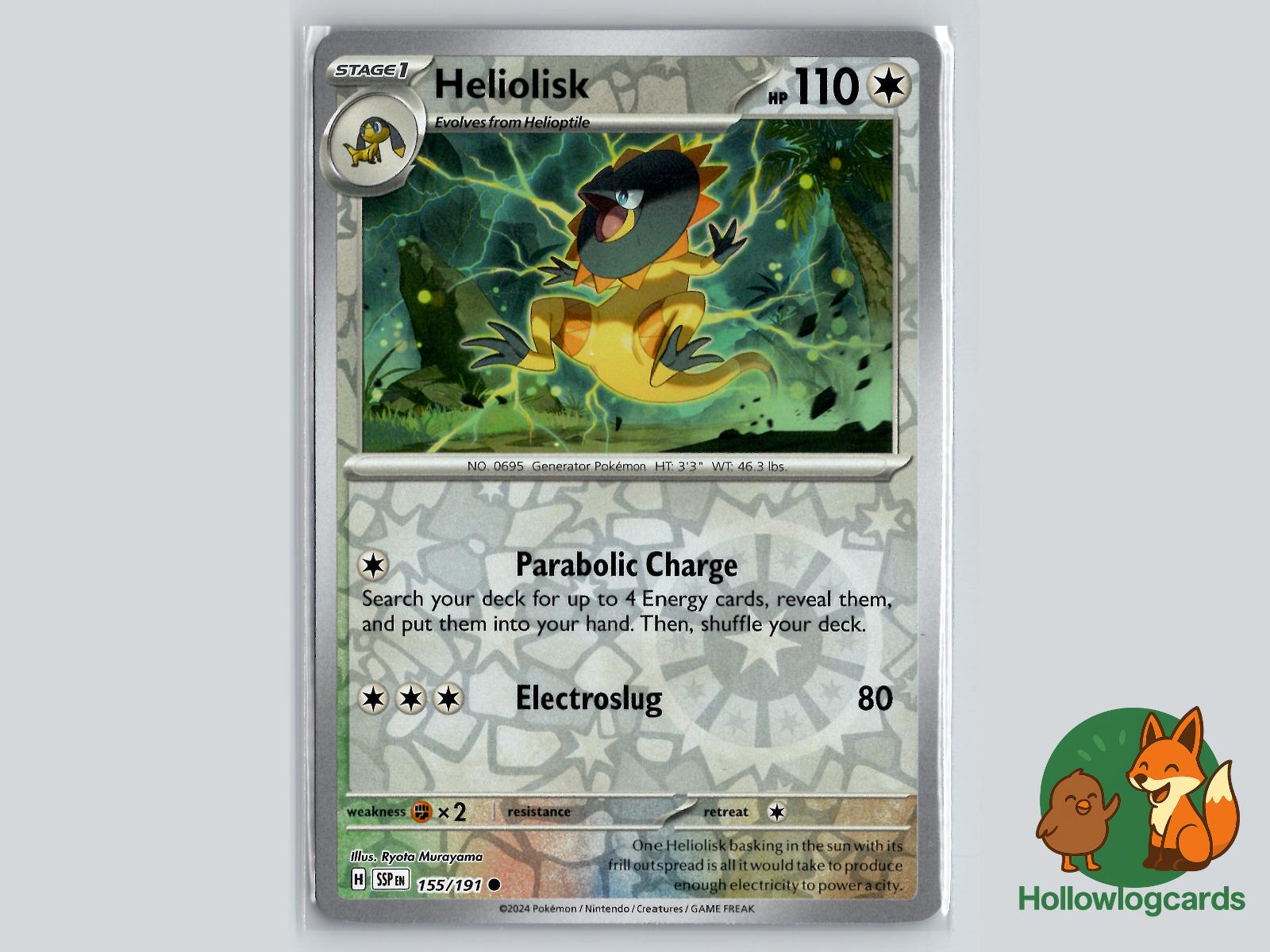 Heliolisk (155/191) - Surging Sparks Pokémon Card