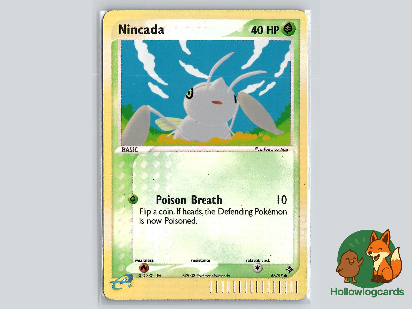 Nincada (66/97) - Dragon Pokémon Card