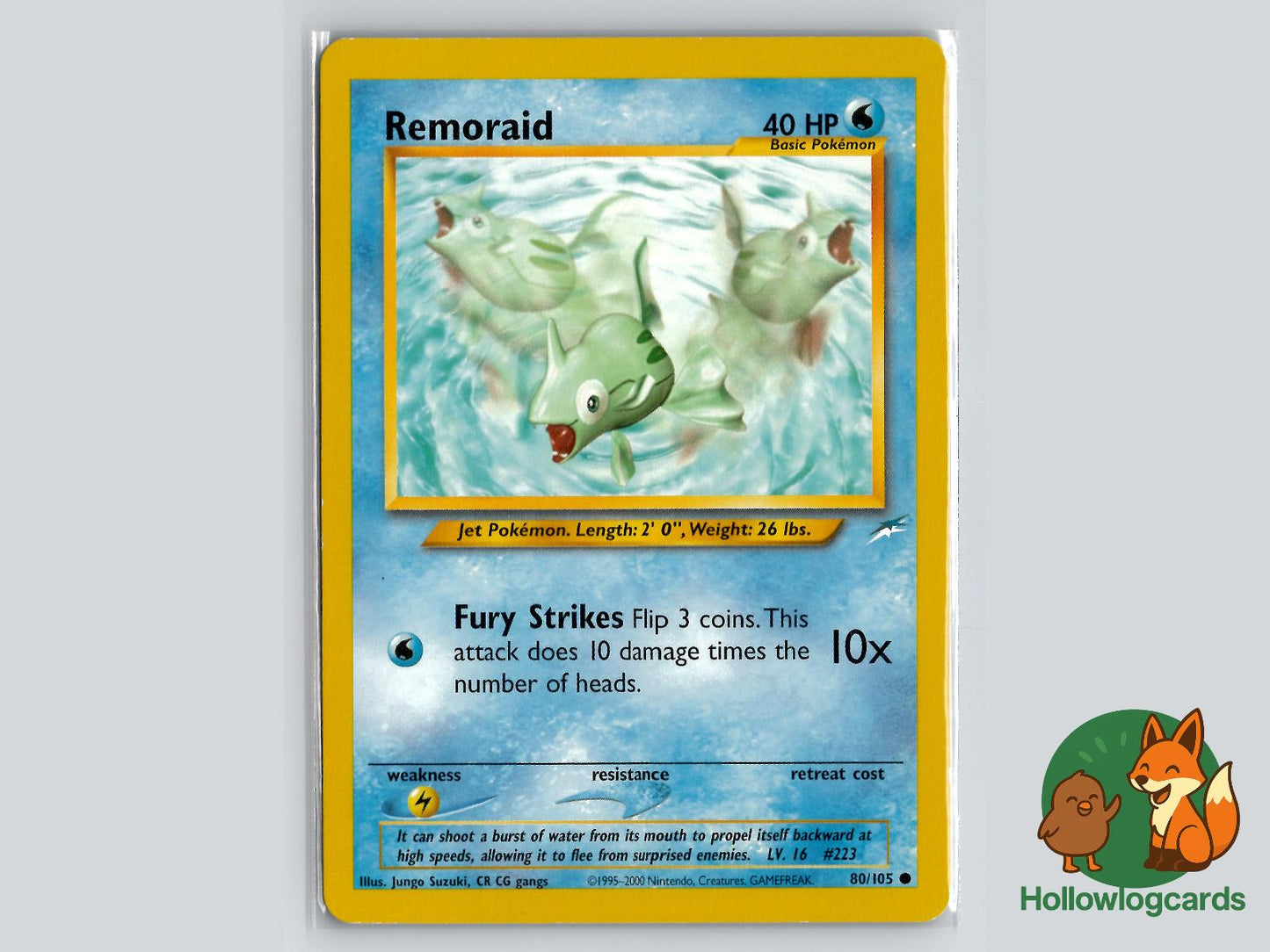 Remoraid (80/105) - Neo Destiny Pokémon Card