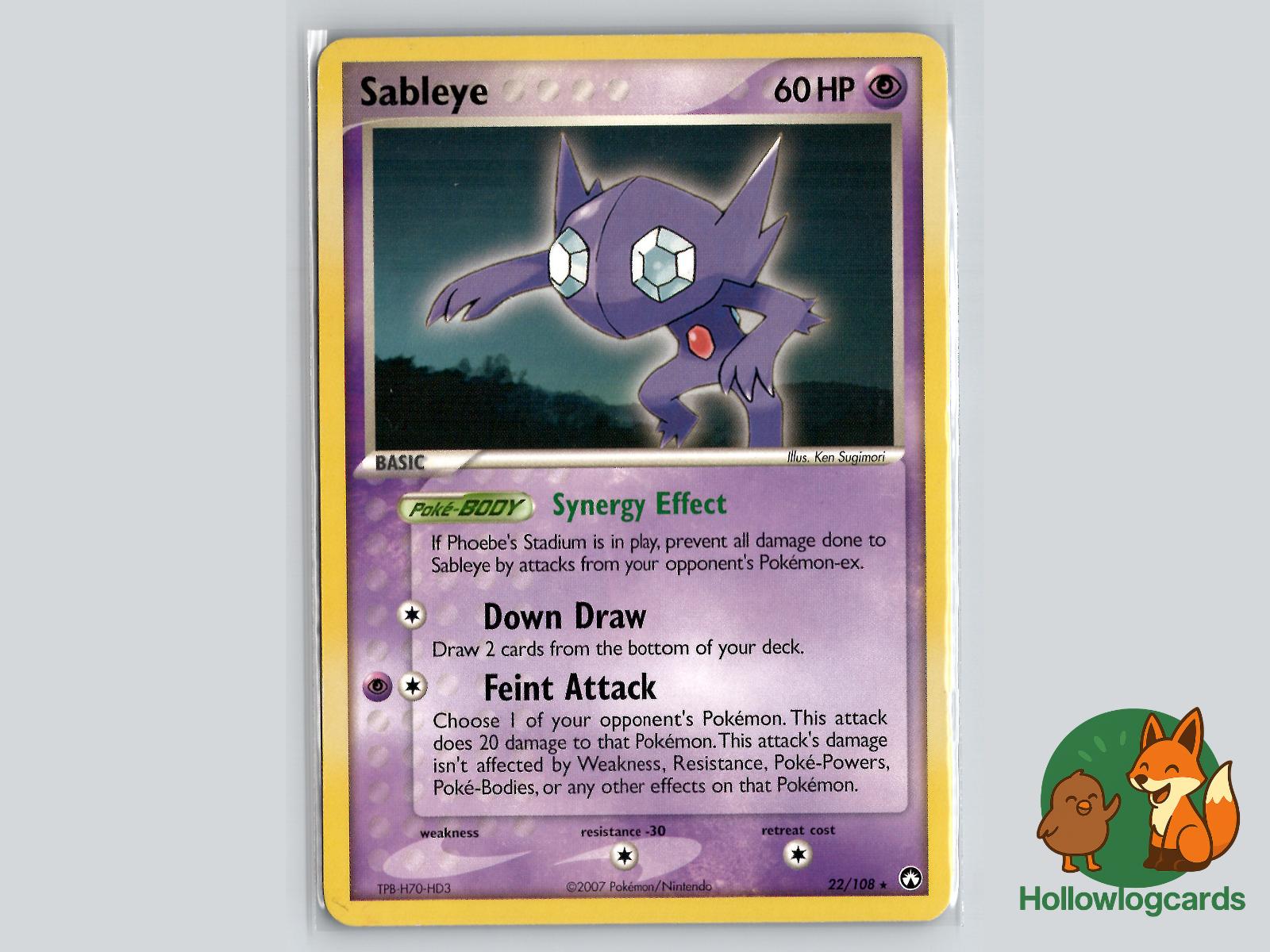 Sableye (22/108) - Power Keepers Pokémon Card