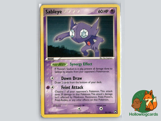 Sableye (22/108) - Power Keepers Pokémon Card