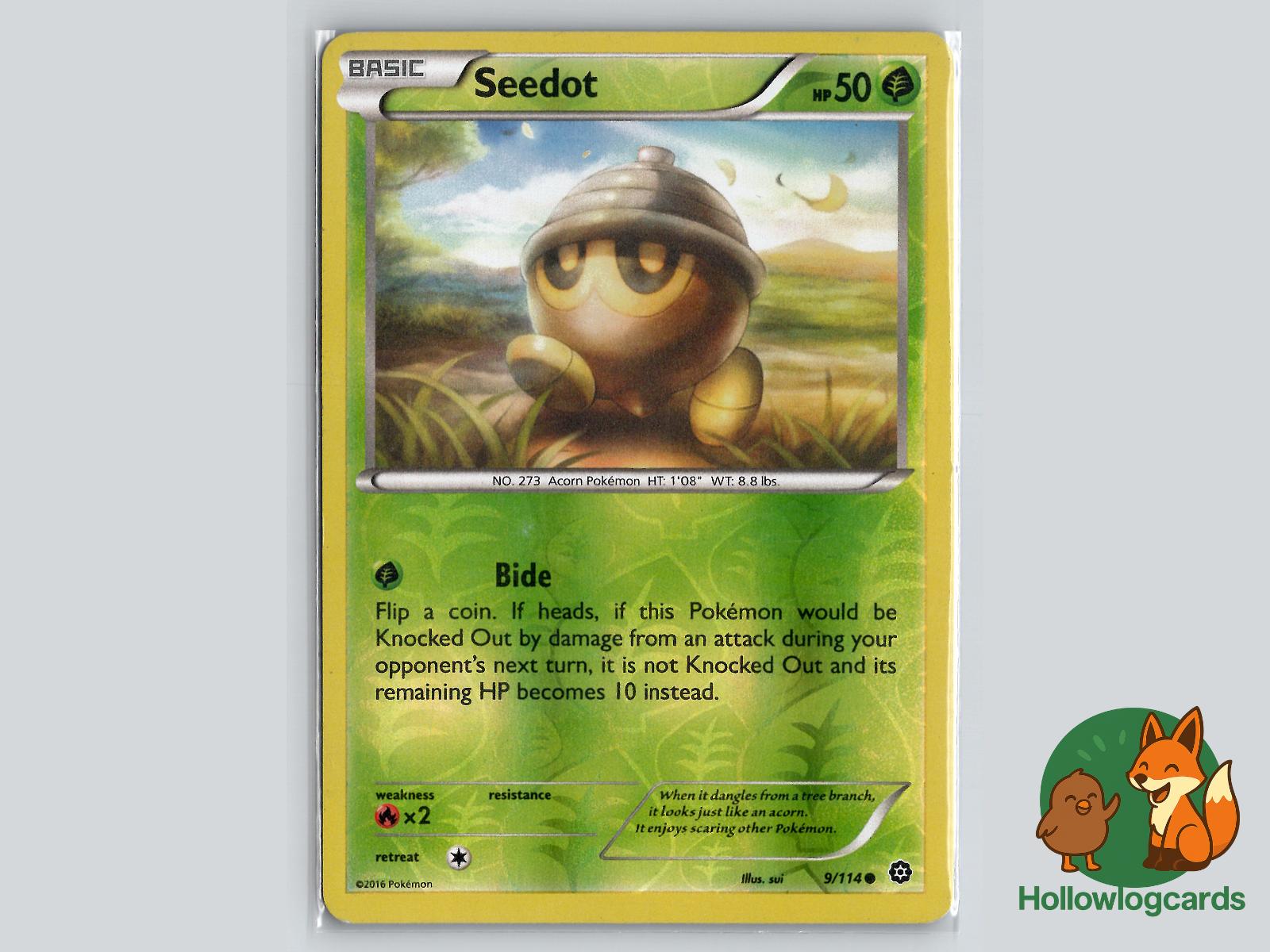 Seedot (9/114) - Steam Siege Pokémon Card