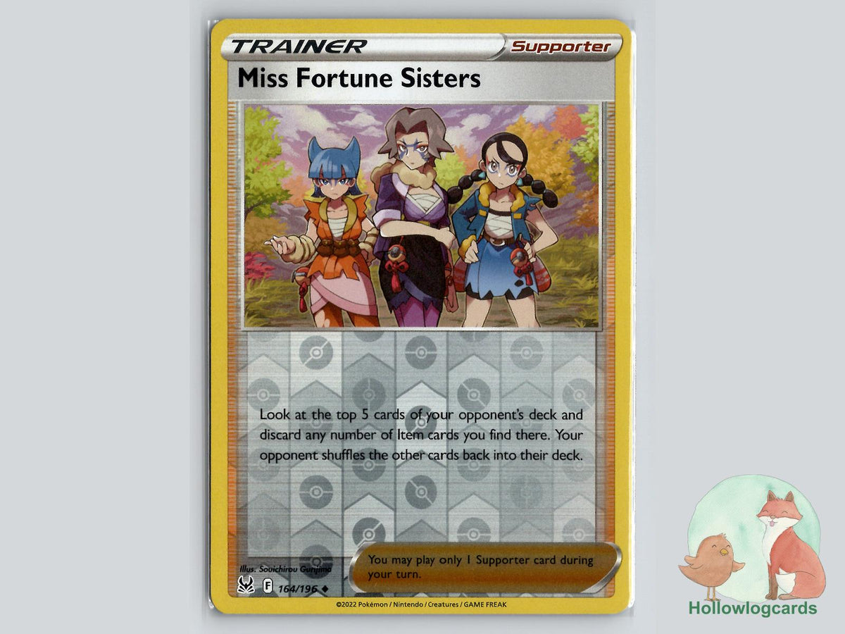 Miss Fortune Sisters (164/196) - Lost Origin Pokémon Card
