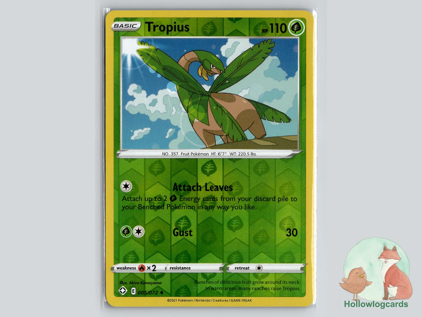 Tropius (005/072) - Shining Fates Pokémon Card