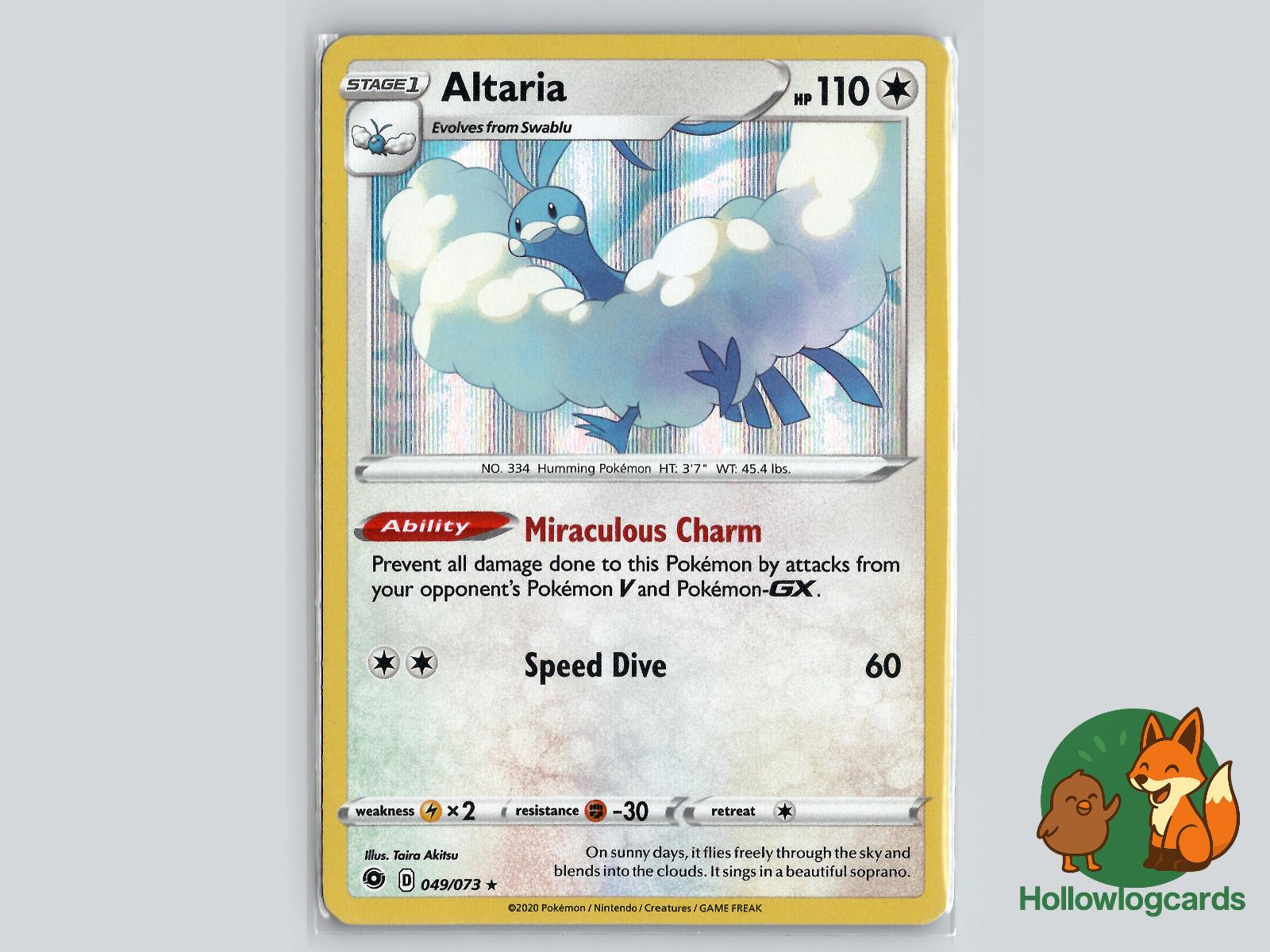 Altaria (049/073) - Champion's Path Pokémon Card