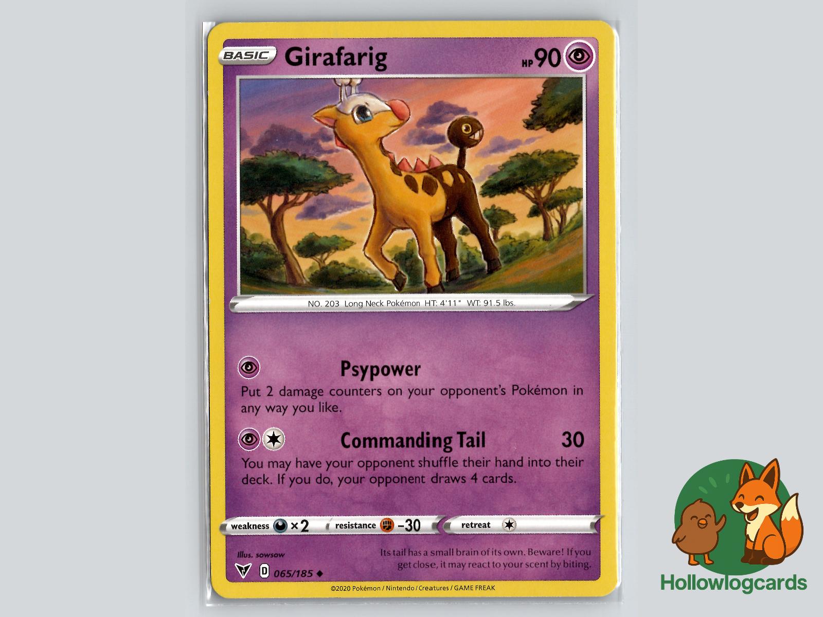 Girafarig (065/185) - Vivid Voltage Pokémon Card
