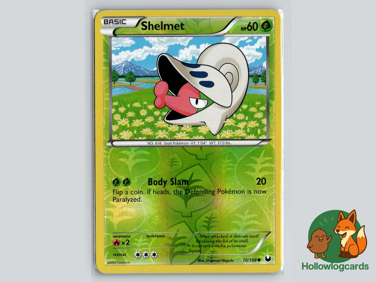 Shelmet (10/108) - Dark Explorers Pokémon Card