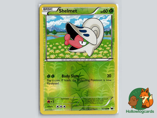 Shelmet (10/108) - Dark Explorers Pokémon Card