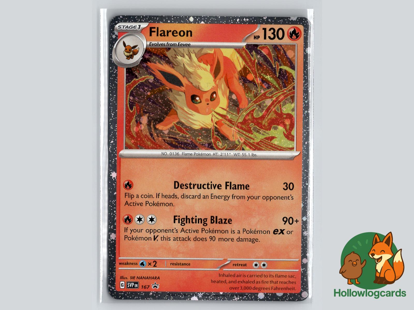 Flareon (167) - Scarlet & Violet Pokémon Card