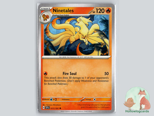 Ninetales (017/191) - Surging Sparks Pokémon Card