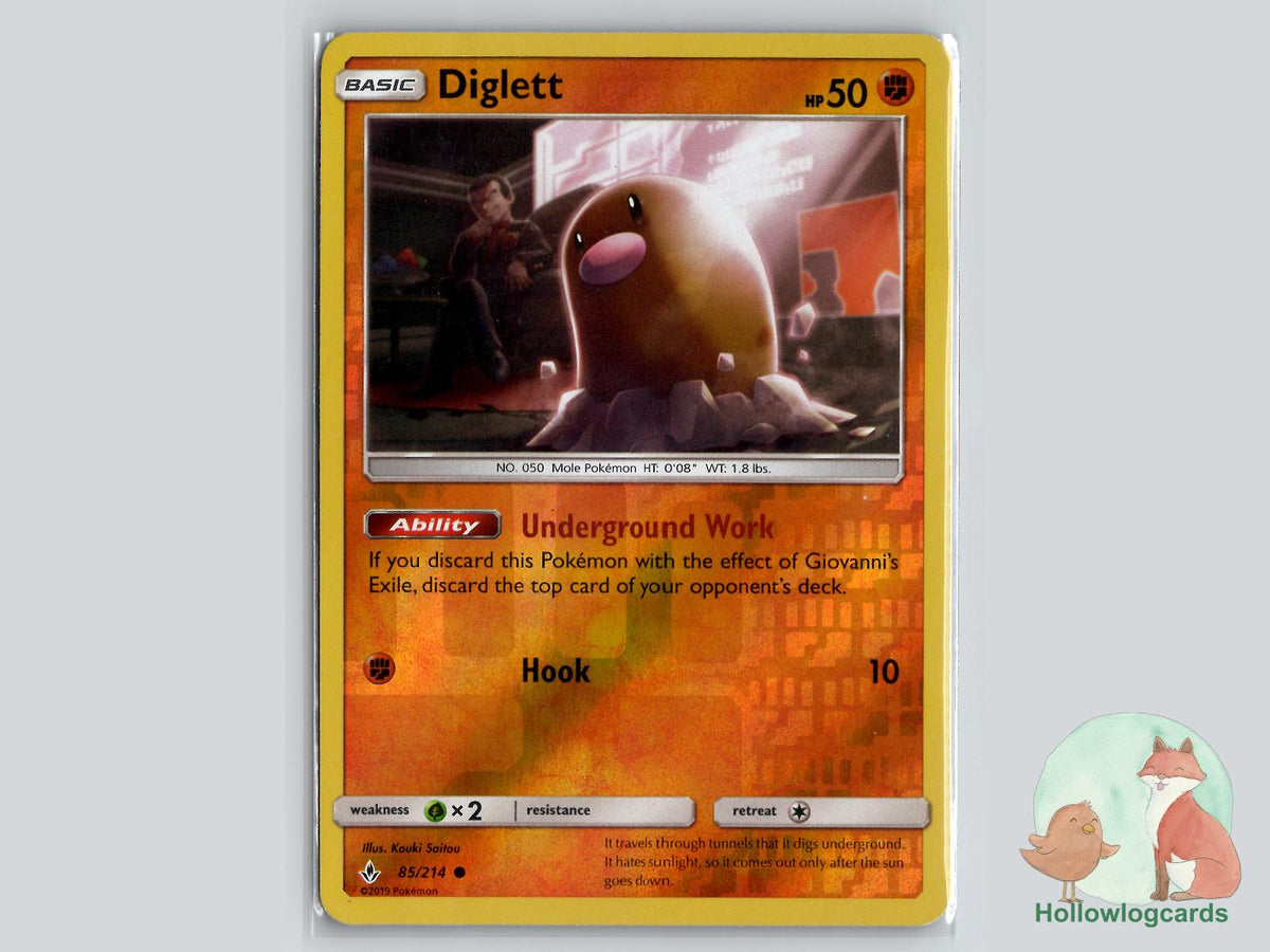 Diglett (85/214) - Unbroken Bonds Pokémon Card