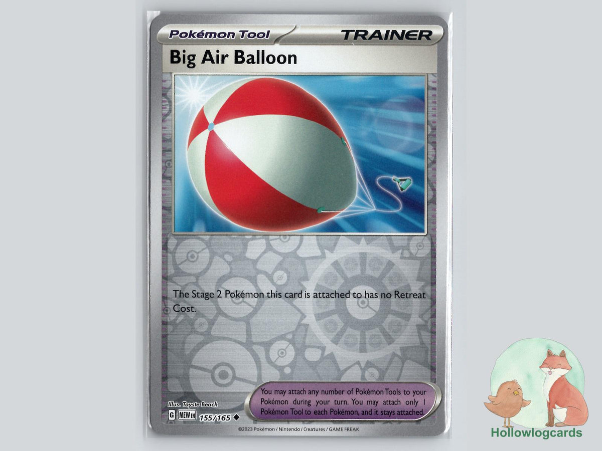 Big Air Balloon (155/165) - 151 Pokémon Card