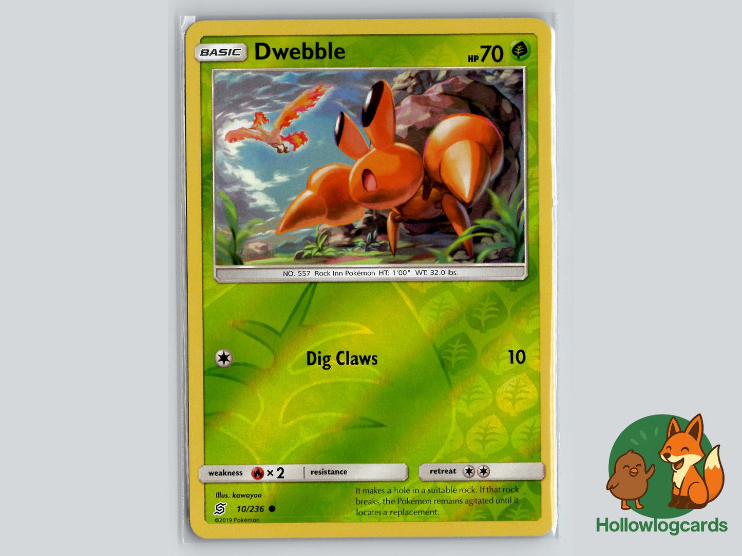 Dwebble (10/236) - Unified Minds Pokémon Card