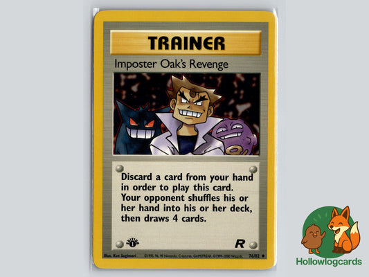 Image of Imposter Oaks Revenge Team Rocket (RO) #76