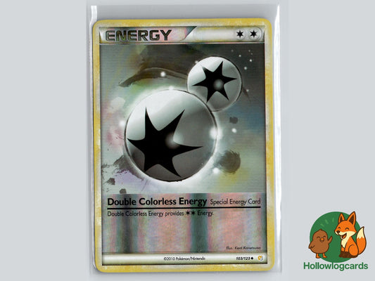 Double Colorless Energy (103/123) - HeartGold & SoulSilver Pokémon Card