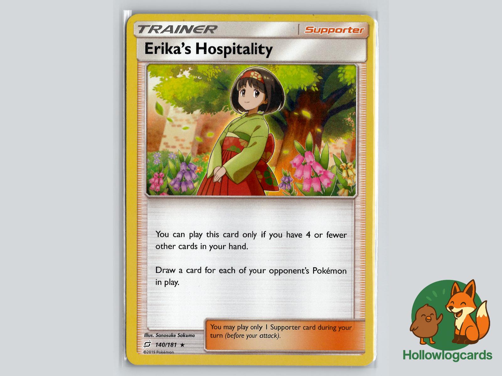 Erika's Hospitality (140/181) - Team Up Pokémon Card