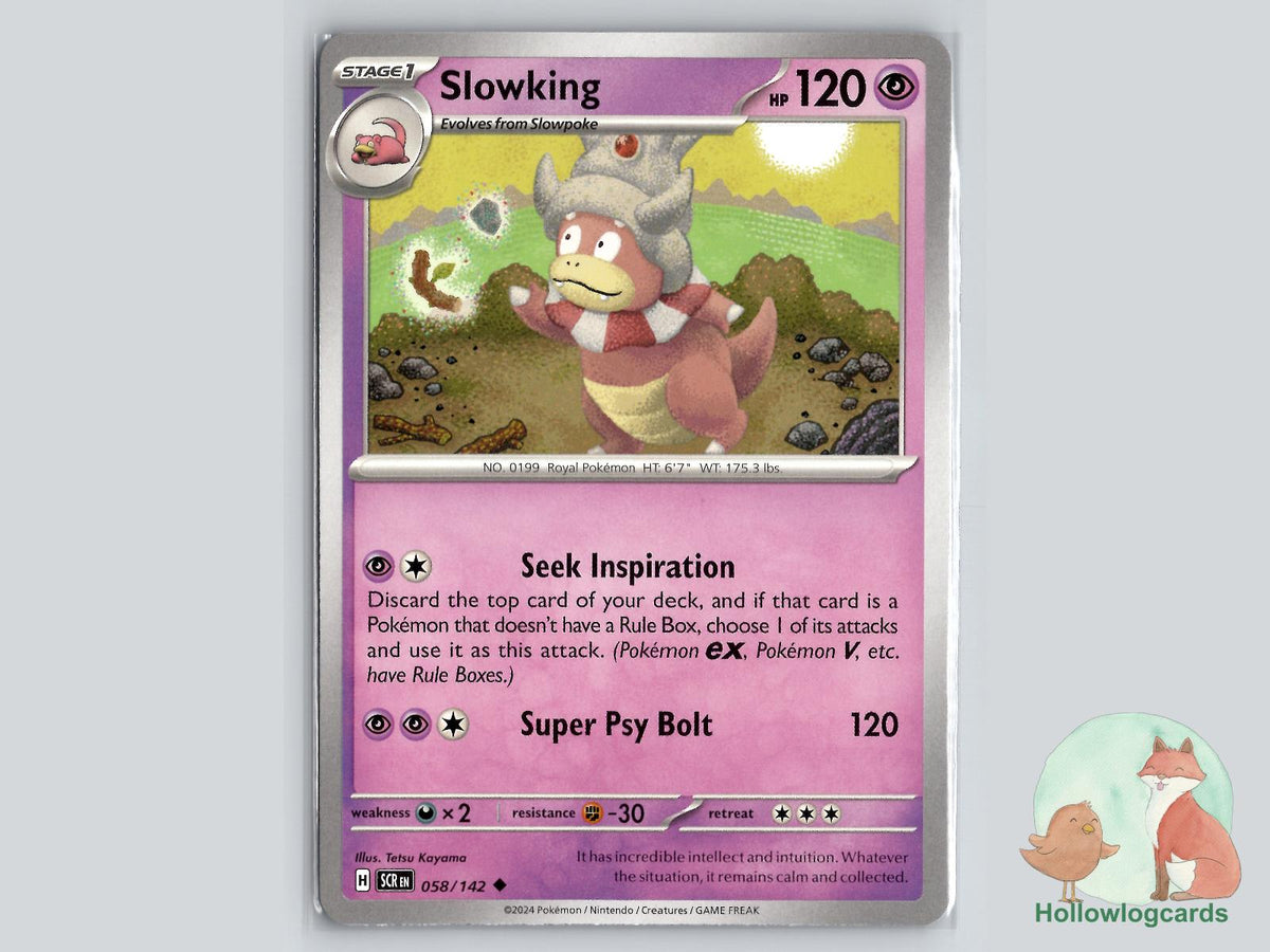 Slowking (058/142) - Stellar Crown Pokémon Card