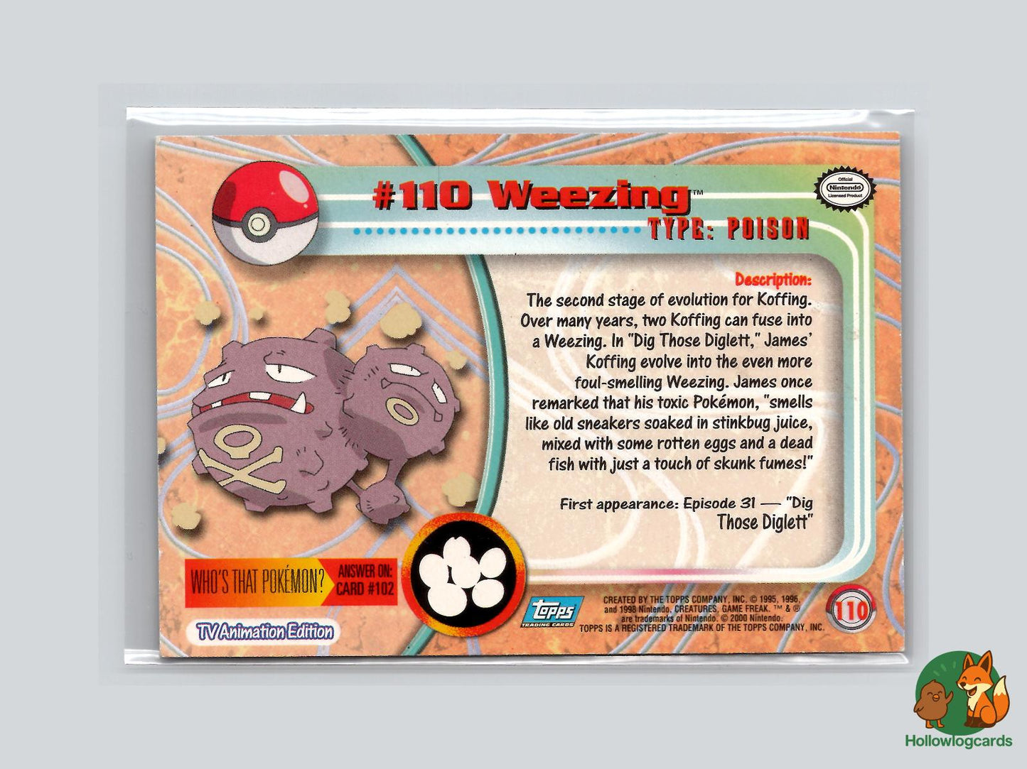 Wheezing (#110) Chrome - Topps Trading Cards Series 2