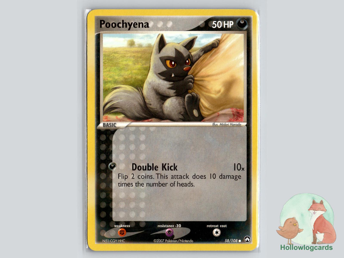Poochyena (58/108) - Power Keepers Pokémon Card