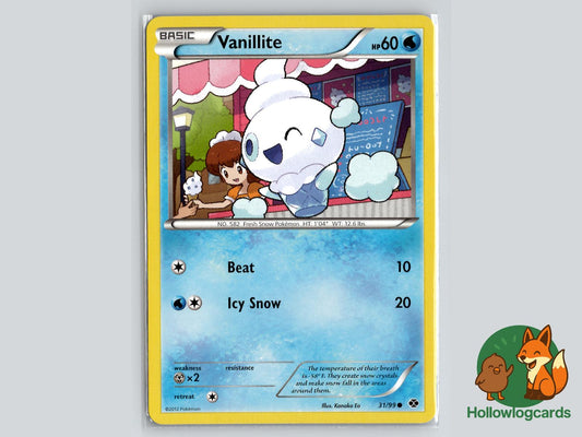 Vanillite (31/99) - Next Destinies Pokémon Card