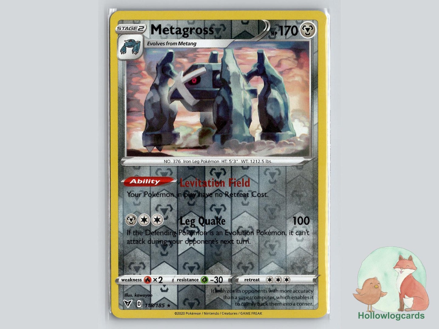 Metagross (118/185) - Vivid Voltage Pokémon Card