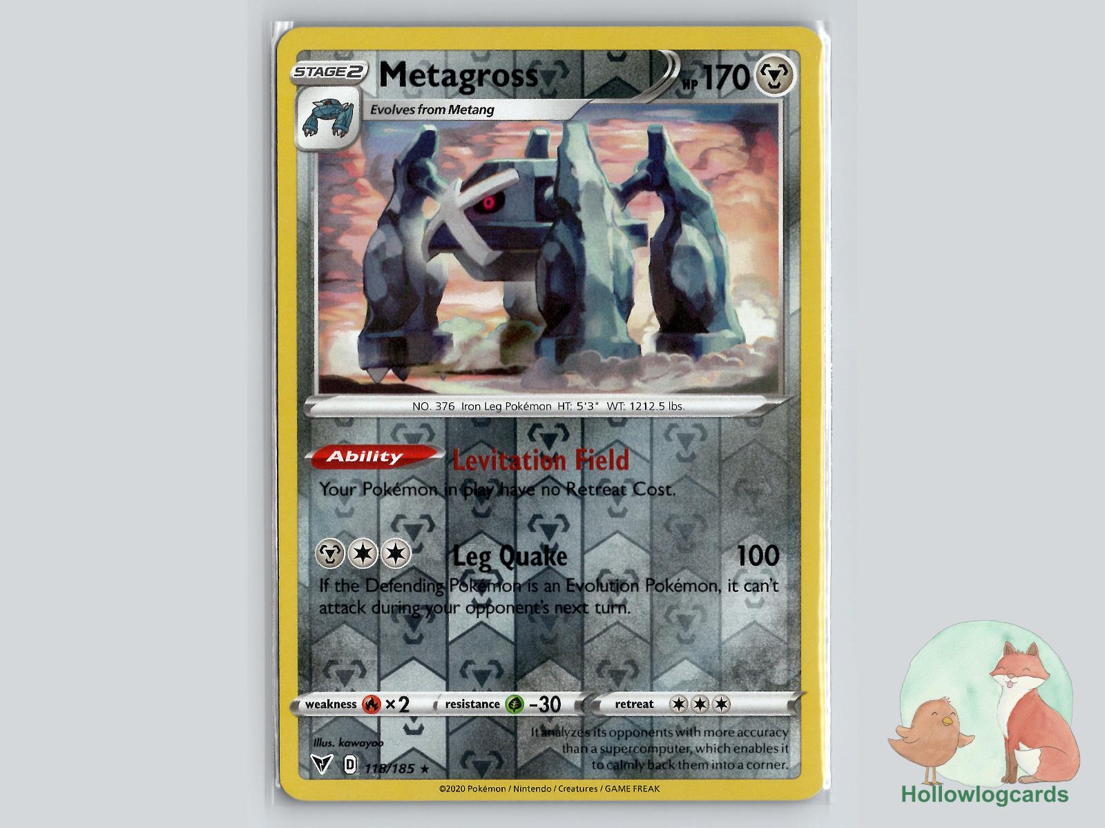 Metagross (118/185) - Vivid Voltage Pokémon Card