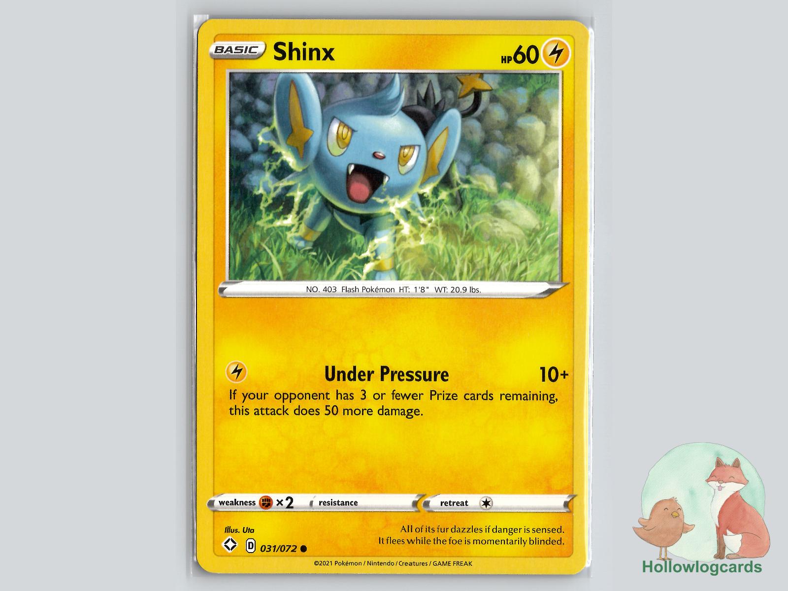 Shinx (031/072) - Shining Fates Pokémon Card